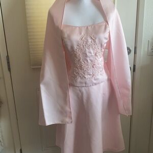Jordan Dresses Two-Piece Homecoming Dress (With Stole)